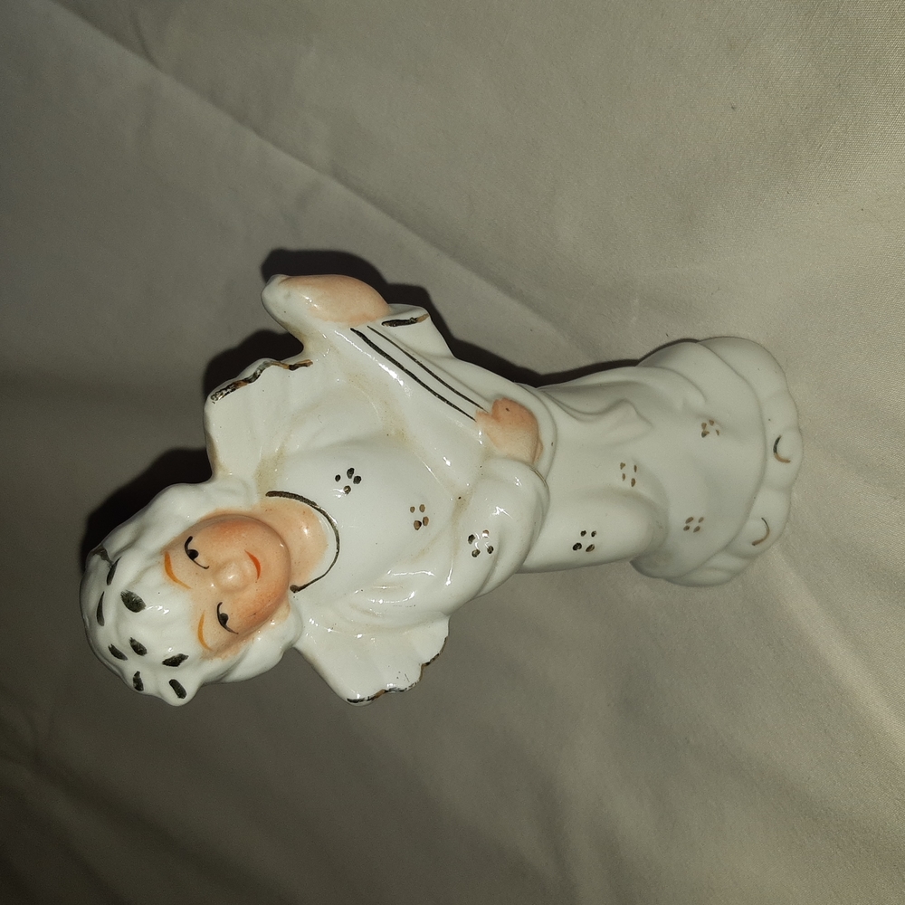 Vintage Angel Playing Guitar Figurine
